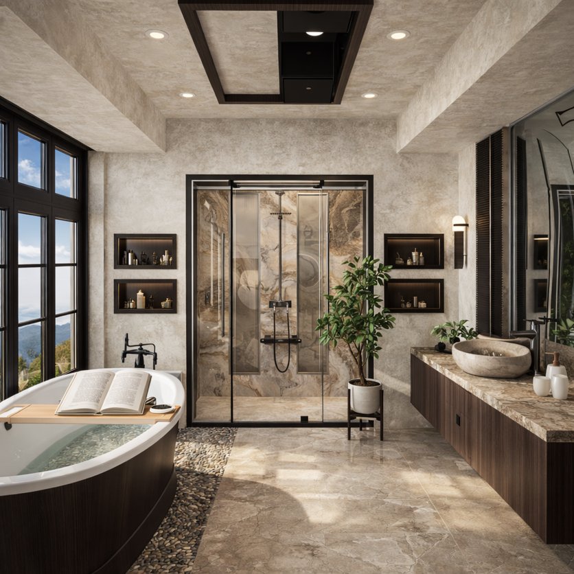 Badezimmer im Stil Traditionell
