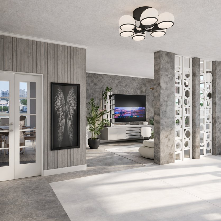 Contemporary floor plan
