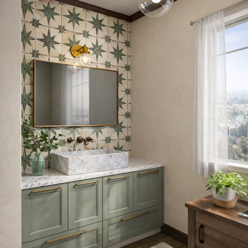 Badezimmer im Stil Traditionell