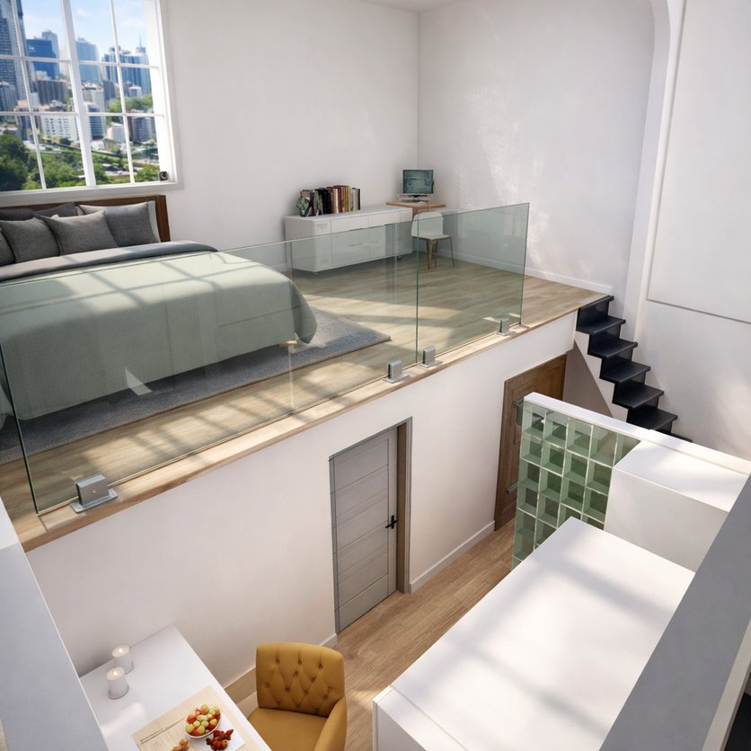 Industrial bedroom