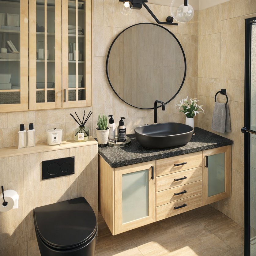 Badezimmer im Stil Traditionell