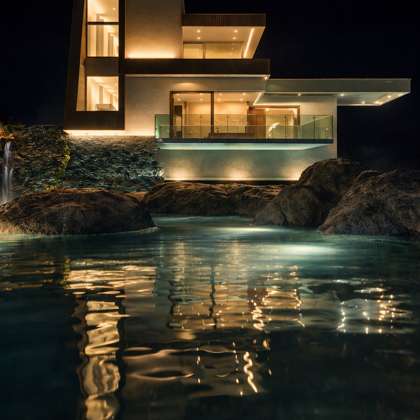 Contemporary floor plan