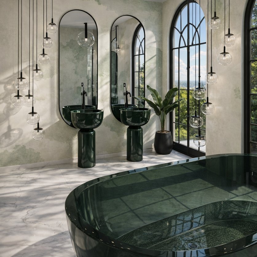 Badezimmer im Stil Traditionell