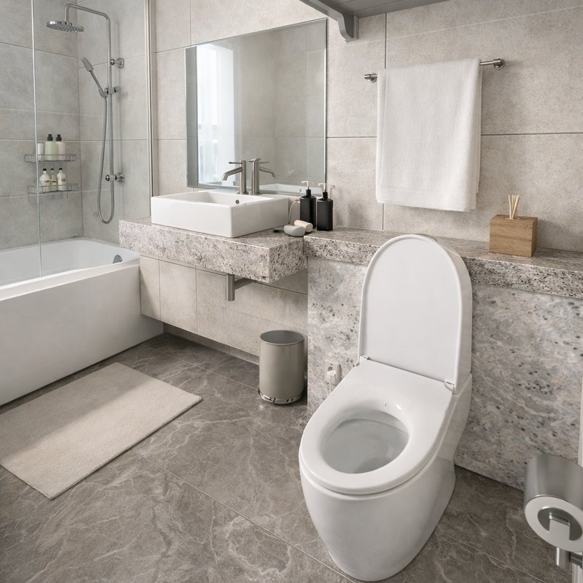 Badezimmer im Stil Traditionell