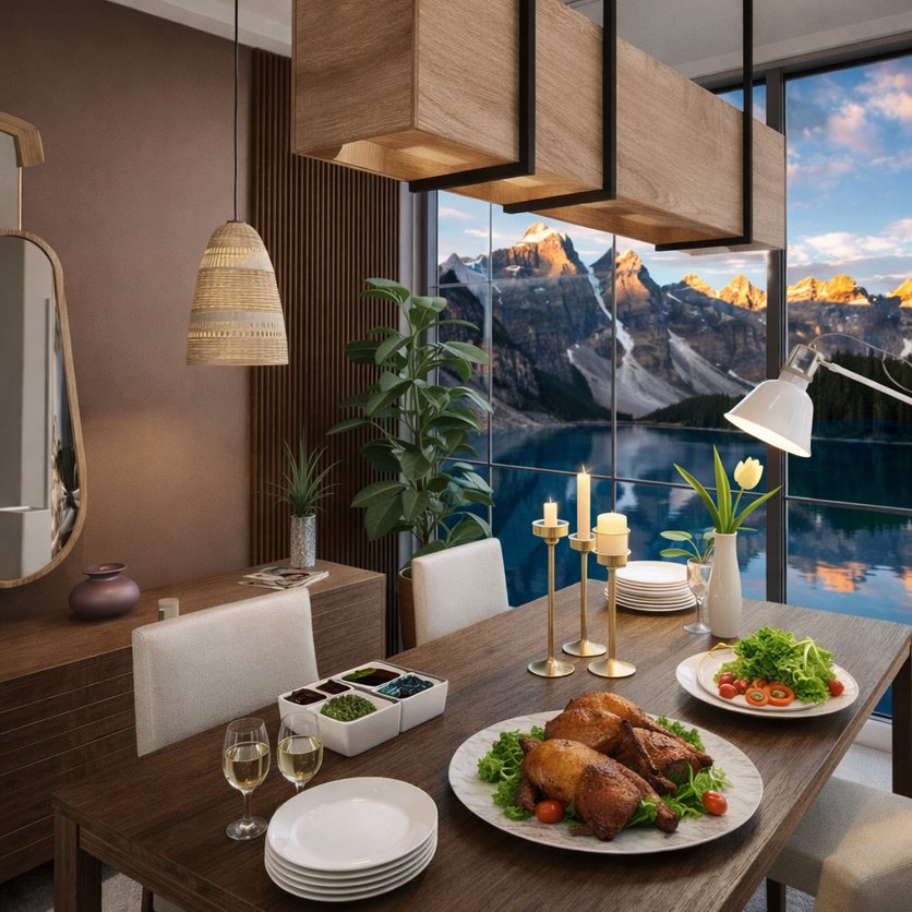 Scandinavian dining room