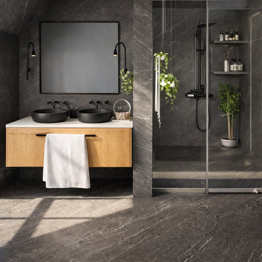 Badezimmer im Stil Traditionell