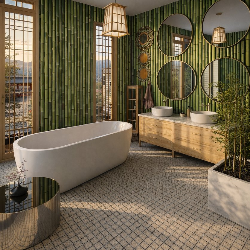 Badezimmer im Stil Traditionell