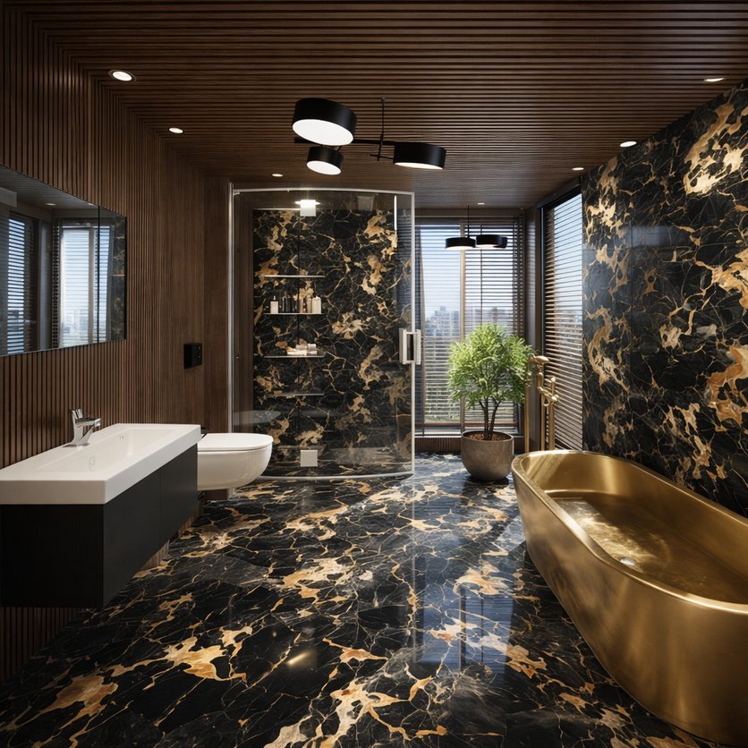 Badezimmer im Stil Traditionell