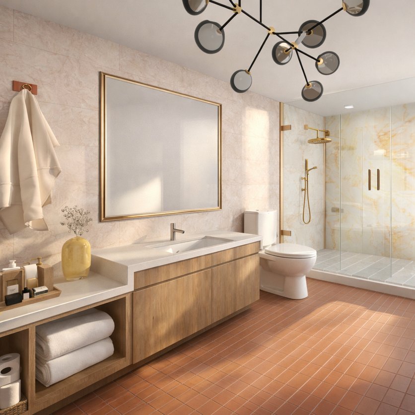 Badezimmer im Stil Traditionell