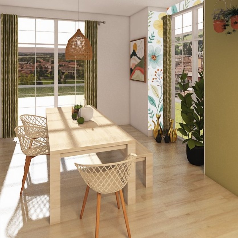 Boho dining room