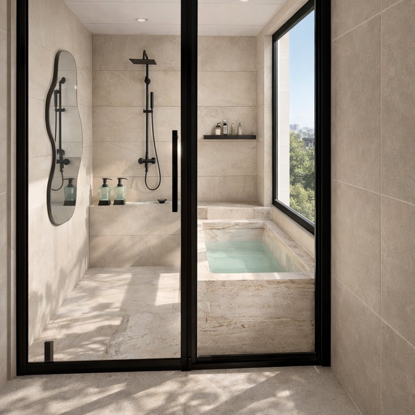 Badezimmer im Stil Traditionell