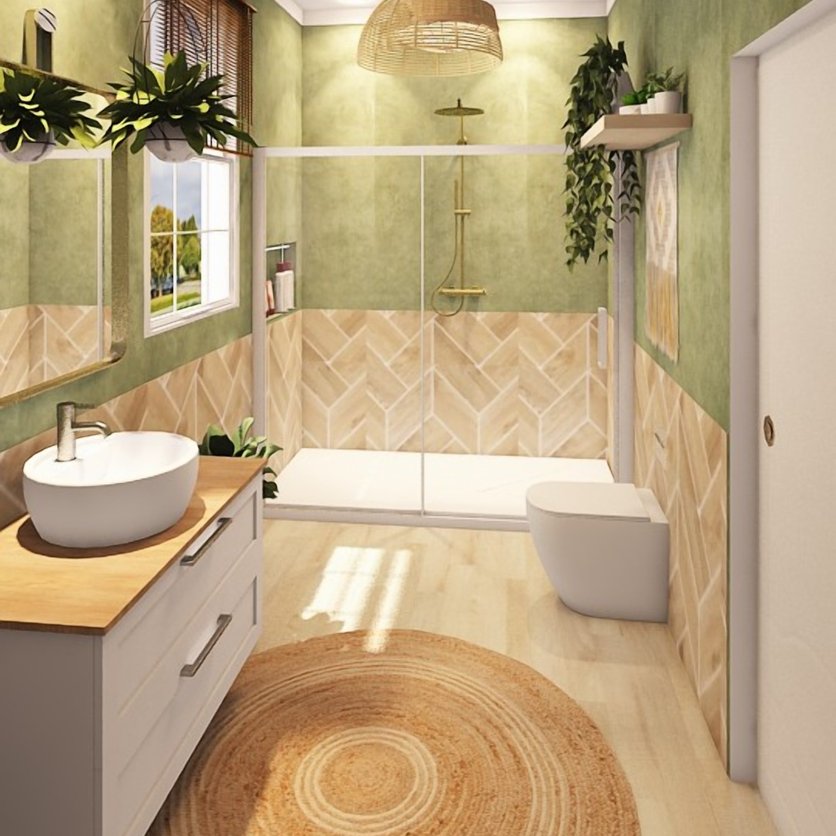 Boho bathroom