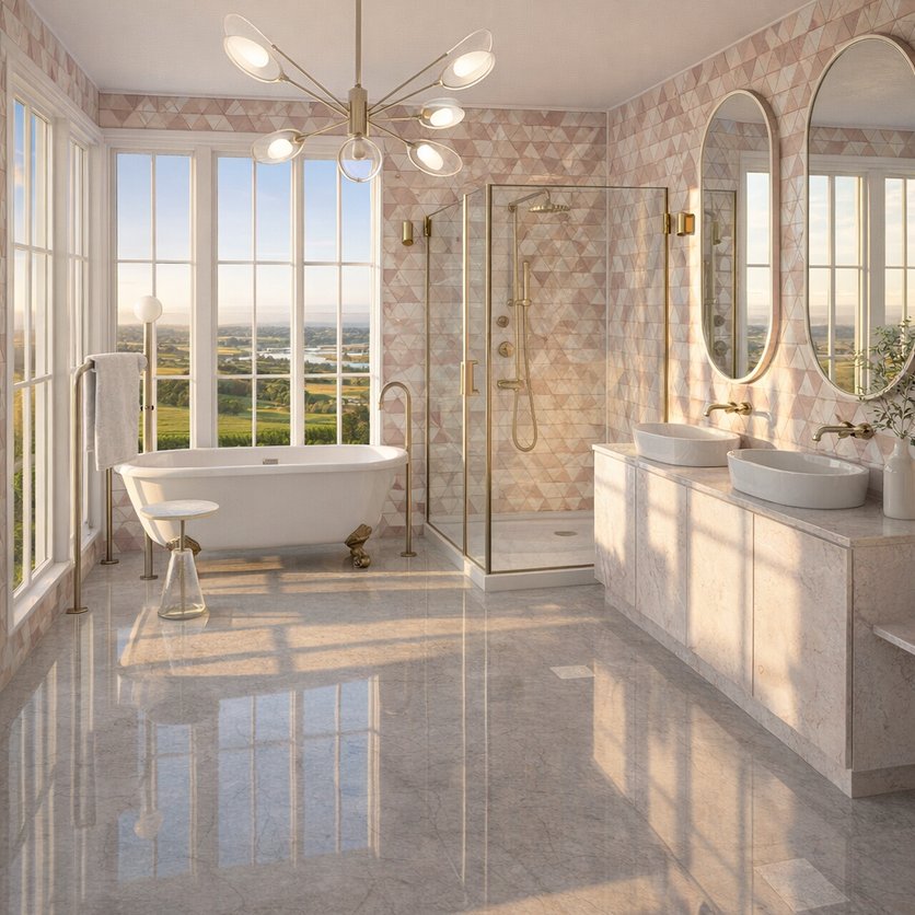Badezimmer im Stil Traditionell