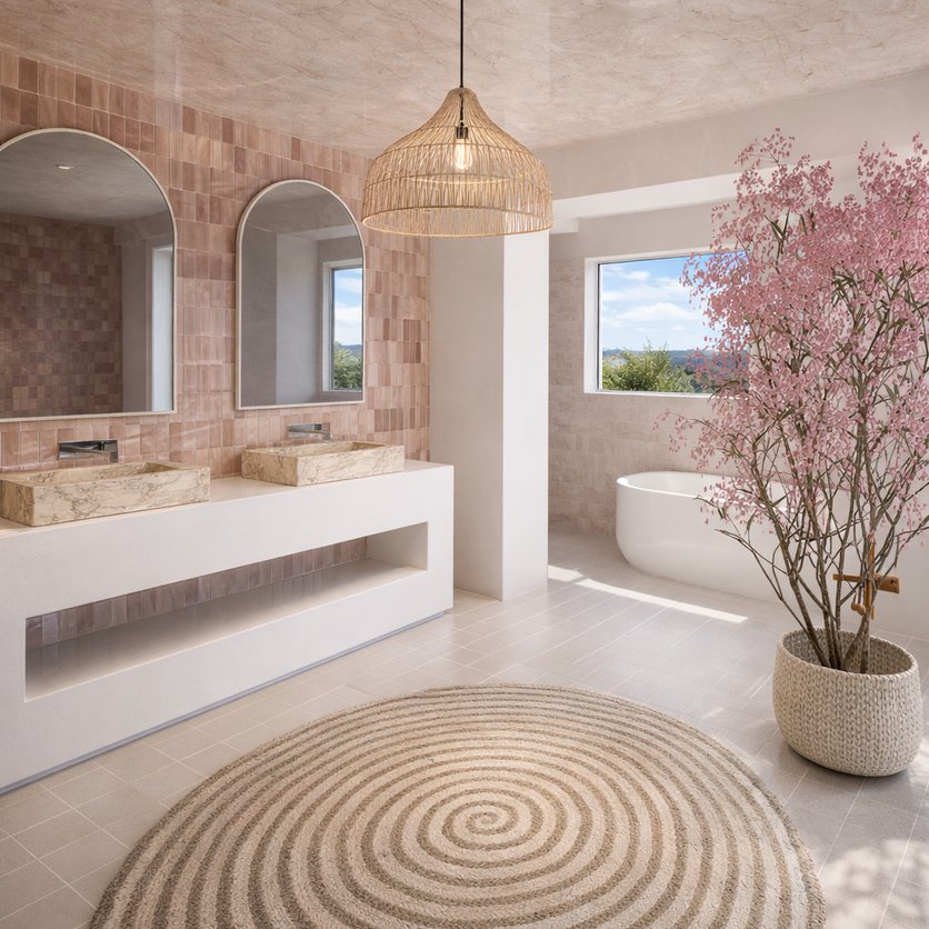 Boho bathroom