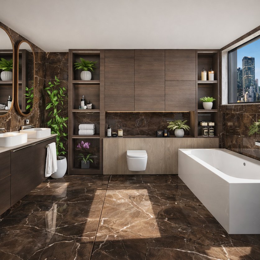 Badezimmer im Stil Traditionell