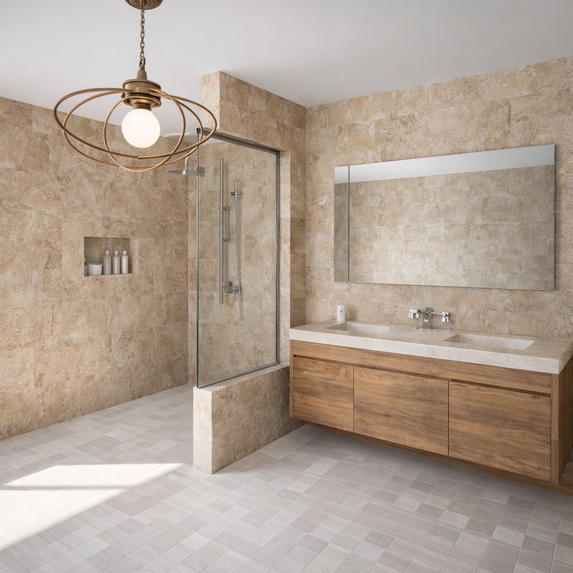 Badezimmer im Stil Traditionell