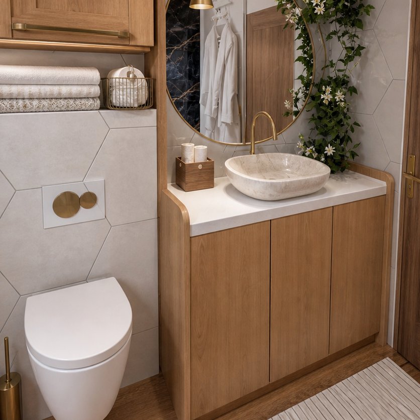 Badezimmer im Stil Traditionell