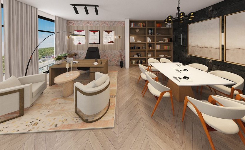 studio in stile Tradizionale