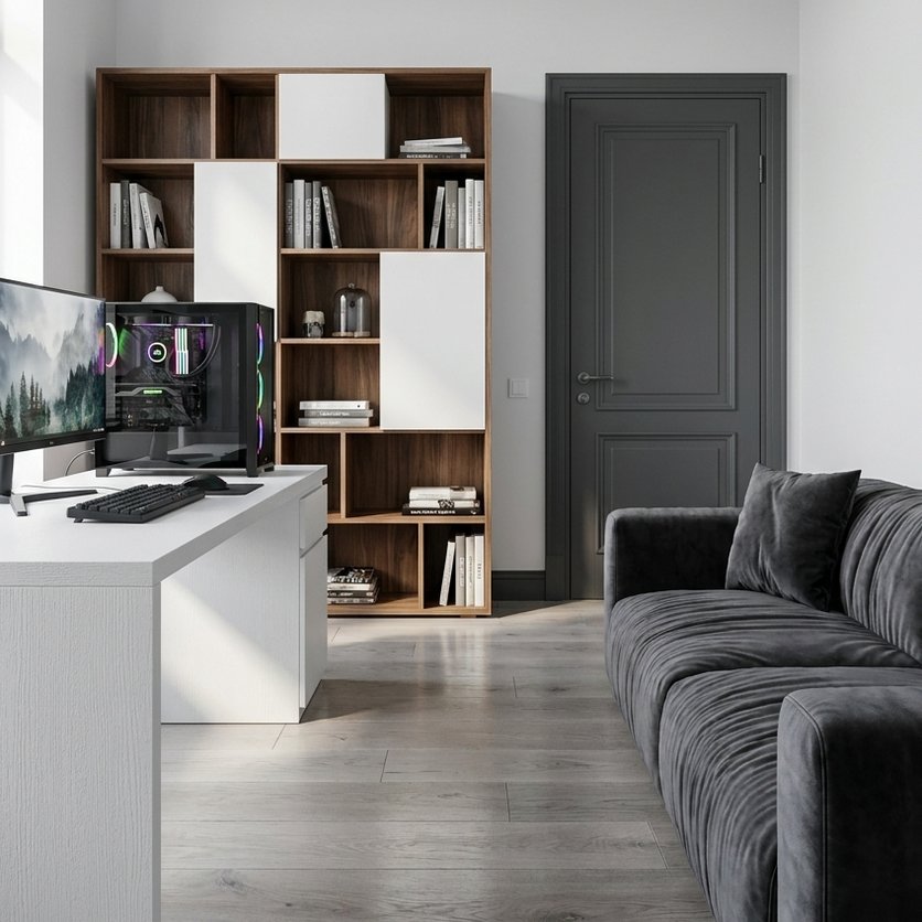 studio in stile Tradizionale