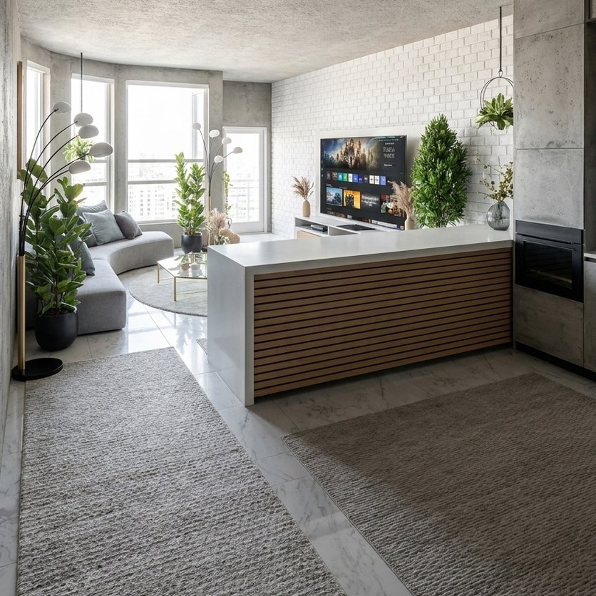 Mid-century living room