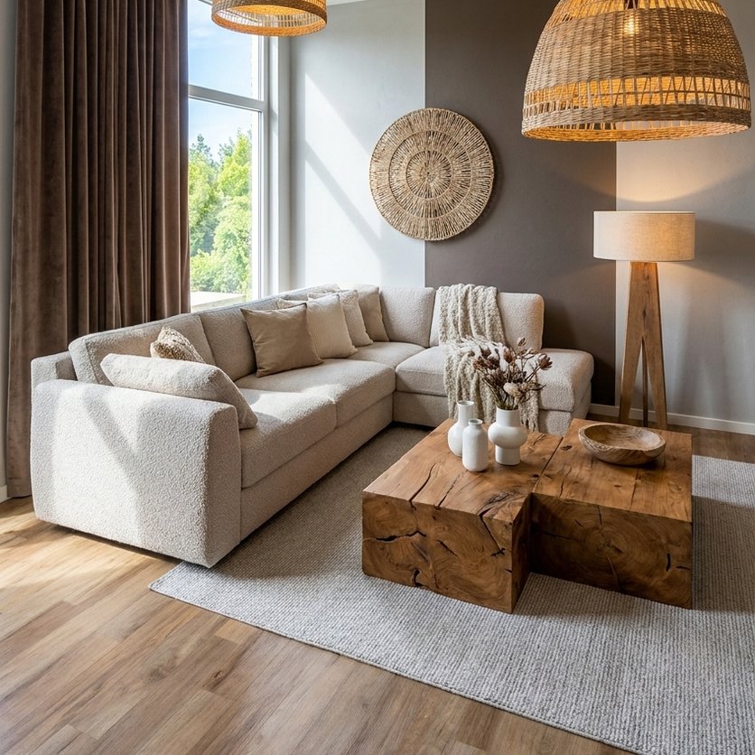 sala de estar Boho