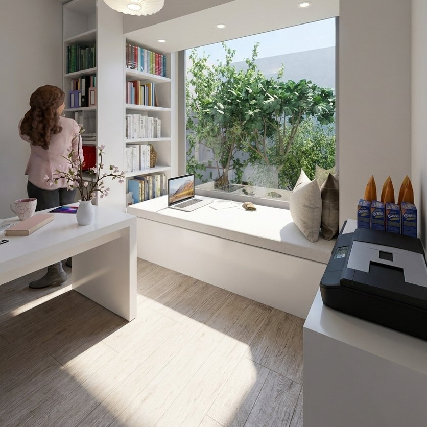 Scandinavian home office