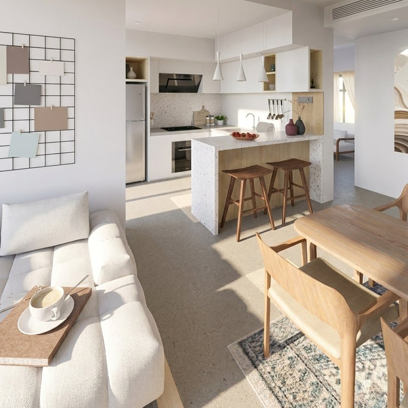 Contemporary floor plan