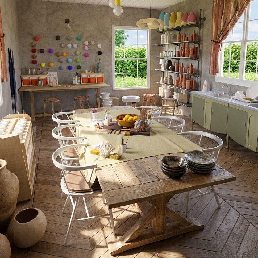 Boho dining room