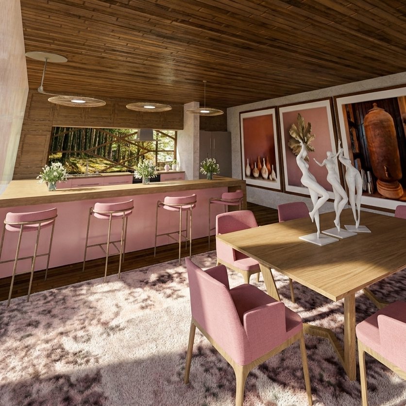 Mid-century dining room