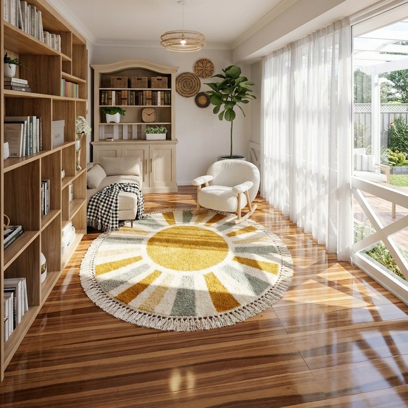 sala de estar Boho
