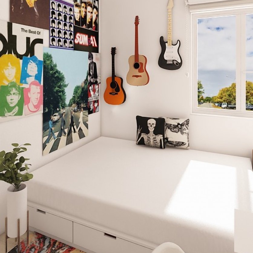 Mid-century bedroom