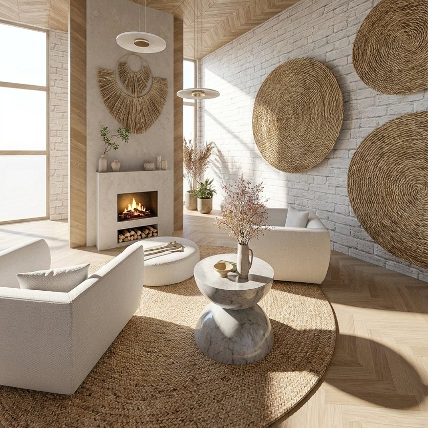 sala de estar Boho