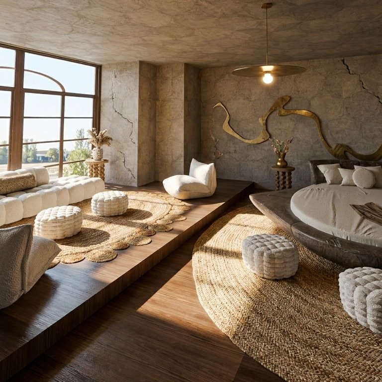 sala de estar Boho