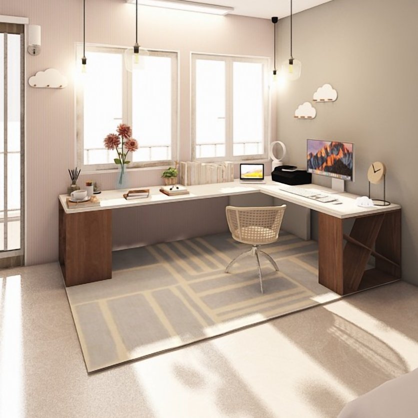 Scandinavian home office