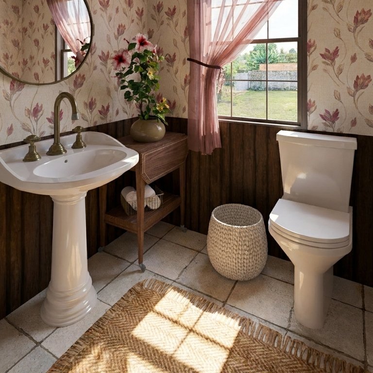 Badezimmer im Stil Landhausstil