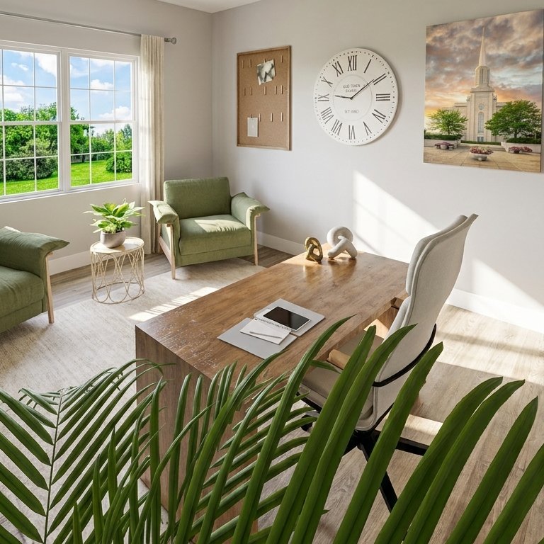 Scandinavian home office