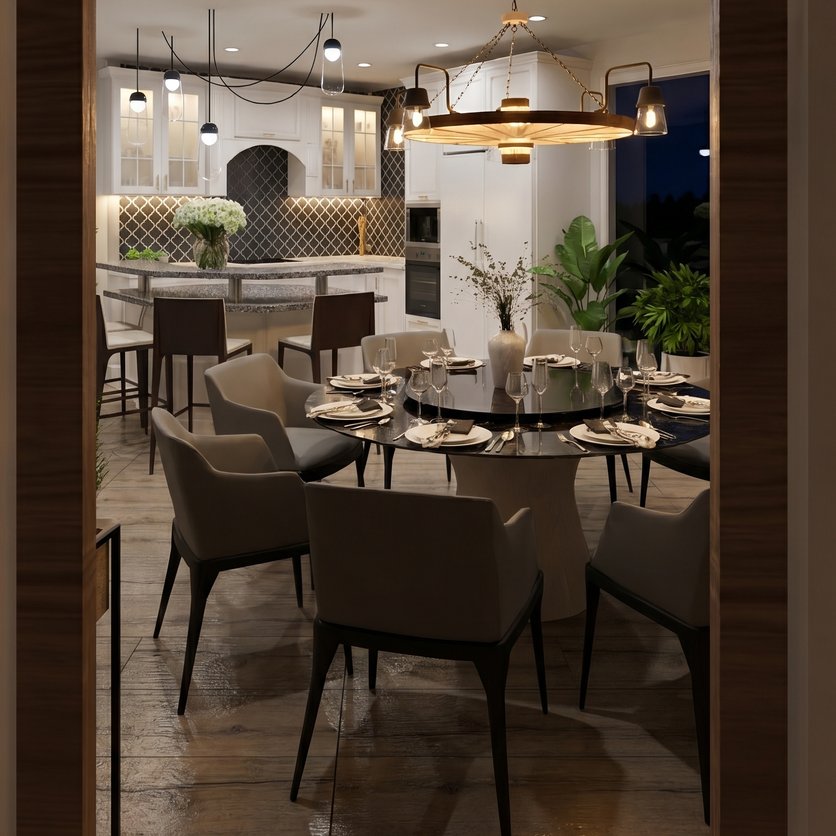 Contemporary dining room
