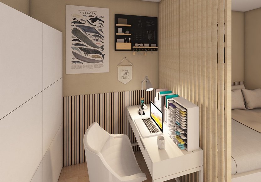 studio in stile Tradizionale