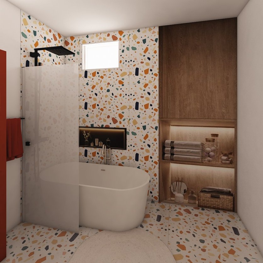 Boho bathroom