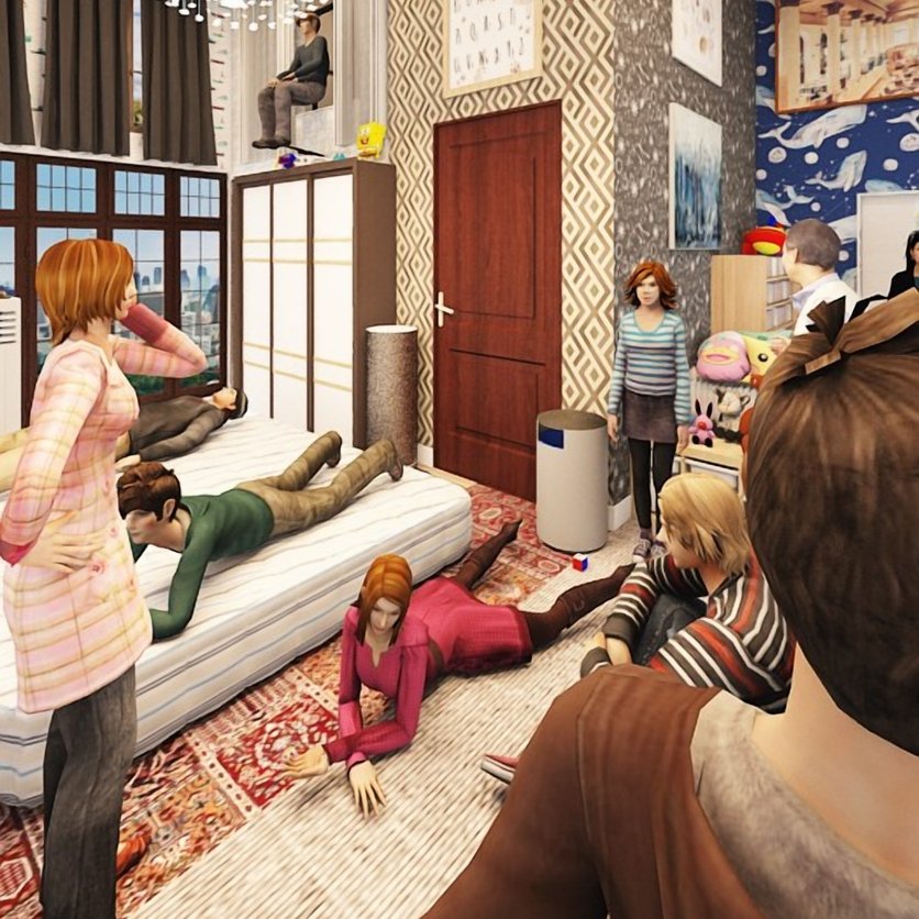 sala de estar Boho
