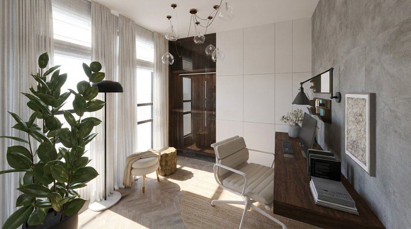 studio in stile Tradizionale