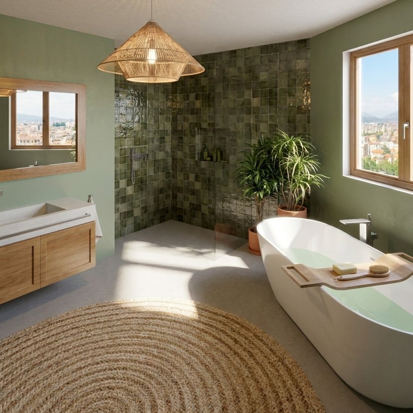 Boho bathroom