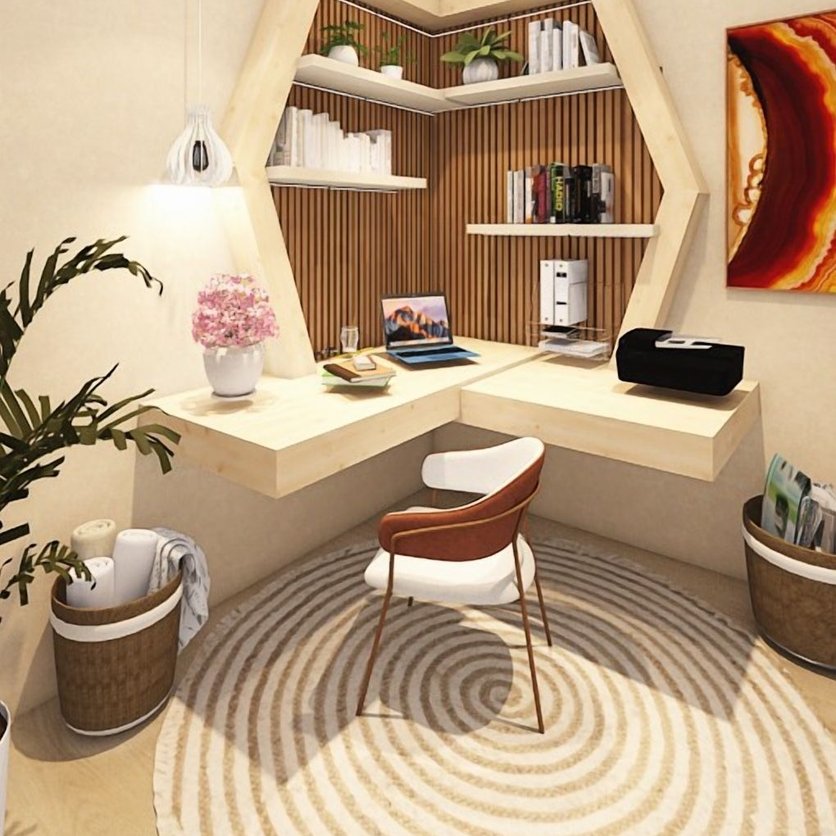 Scandinavian home office