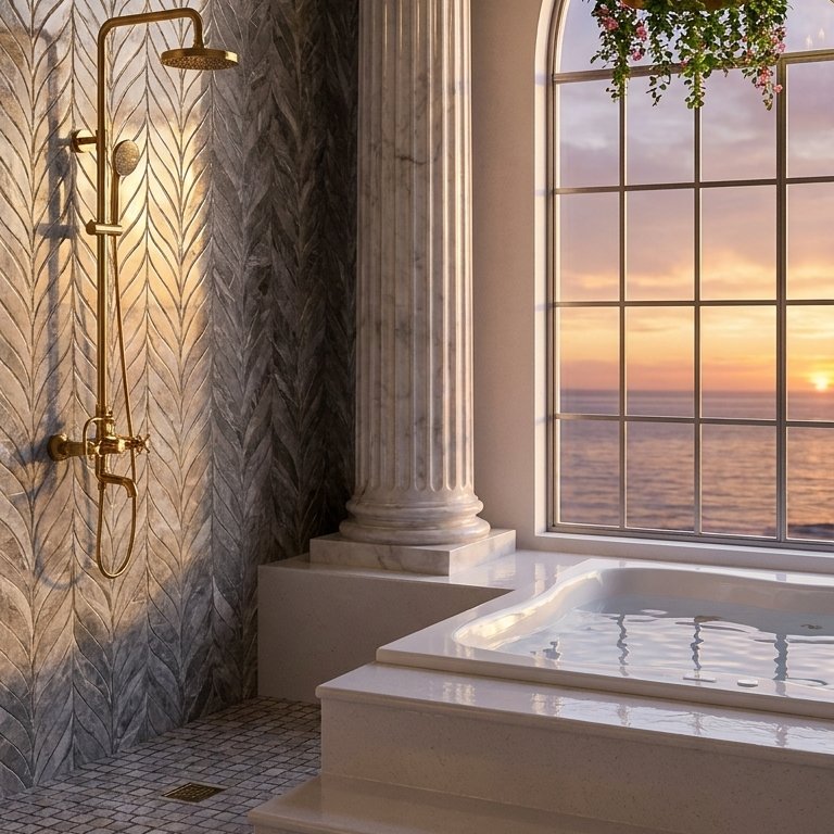 Badezimmer im Stil Traditionell