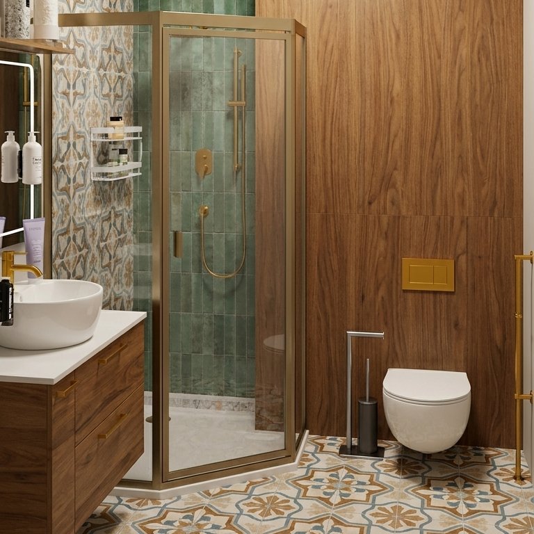 Badezimmer im Stil Mediterran