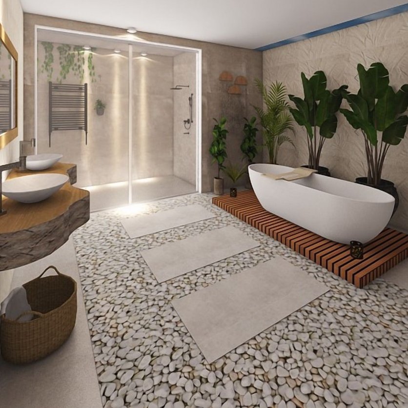 Badezimmer im Stil Traditionell