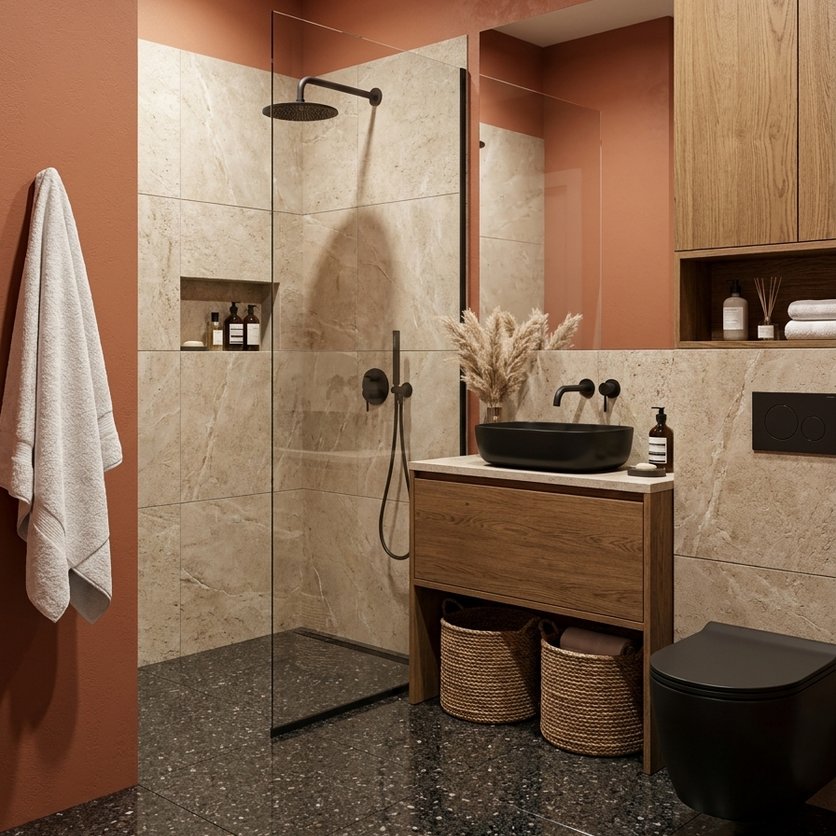 Badezimmer im Stil Traditionell