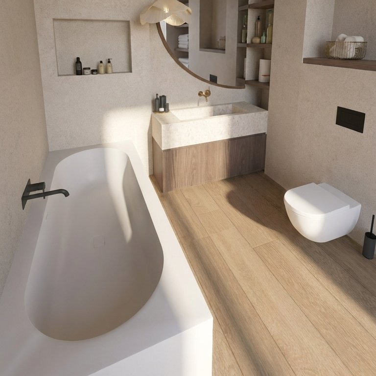 Badezimmer im Stil Traditionell