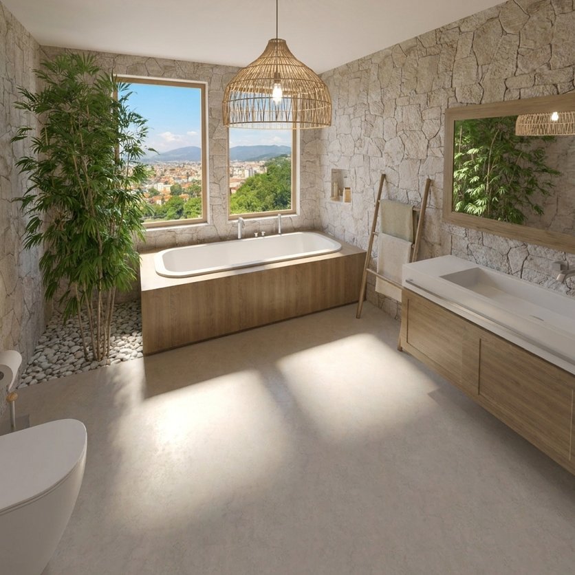 Boho bathroom