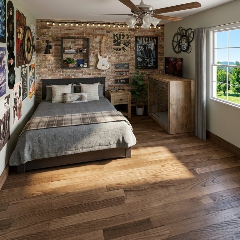 Industrial bedroom